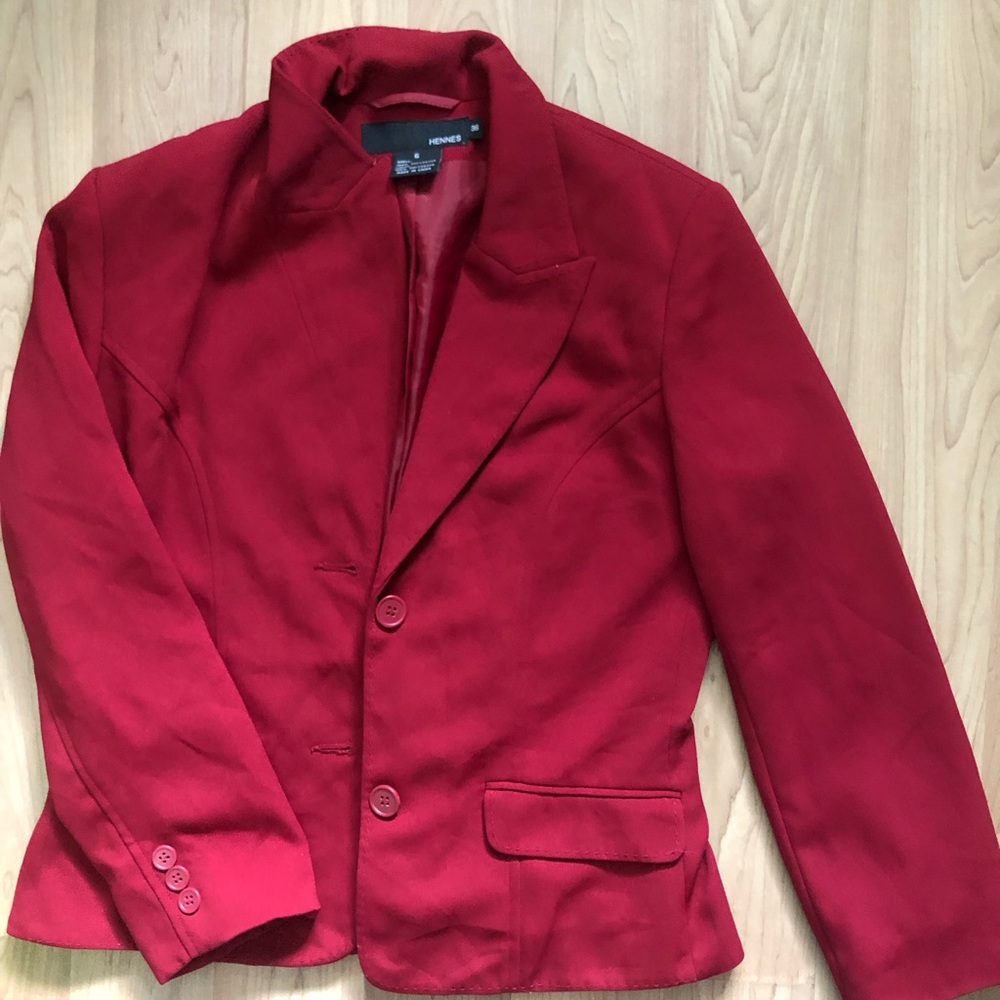 Red blazer